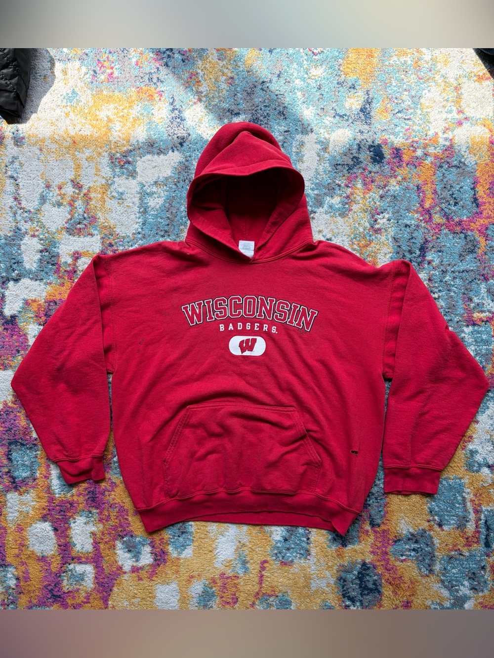 Vintage Wisconsin Badgers Hoodie